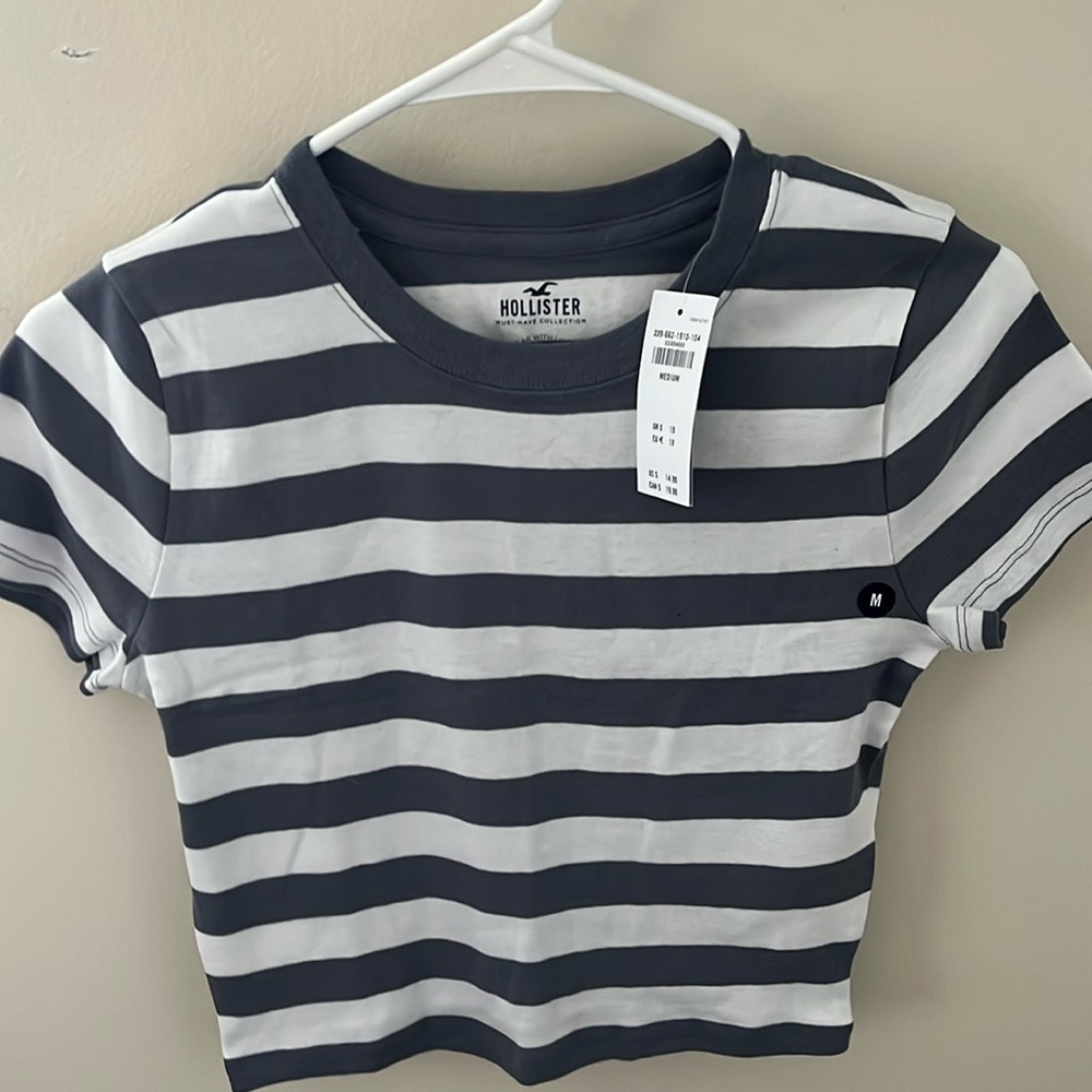Hollister striped baby tee